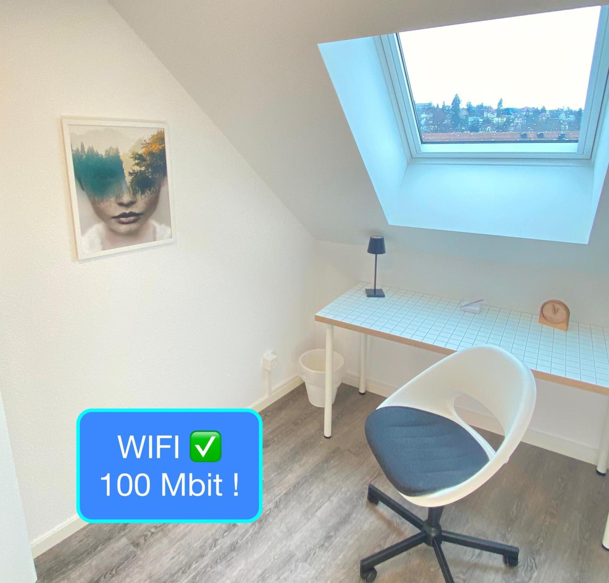 Ruhige, Neue Dachwohnung An Altstadt, Naehe Messe Санкт Гален Екстериор снимка
